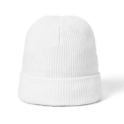 White Beanie Mockup